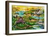 Red Barn Hill Golf Resort-Cheryl Bartley-Framed Giclee Print