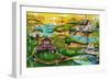 Red Barn Hill Golf Resort-Cheryl Bartley-Framed Giclee Print