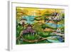 Red Barn Hill Golf Resort-Cheryl Bartley-Framed Giclee Print