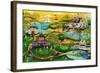 Red Barn Hill Golf Resort-Cheryl Bartley-Framed Giclee Print