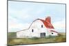 Red Barn II-Isabelle Z-Mounted Art Print