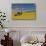 Red barn in canola field, Eastern Washington-Darrell Gulin-Photographic Print displayed on a wall