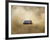 Red Barn in Missouri-Jai Johnson-Framed Giclee Print