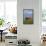 Red Barn in Spring Wheat Field, Washington, USA-Terry Eggers-Framed Stretched Canvas displayed on a wall