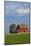 Red Barn in Spring Wheat Field, Washington, USA-Terry Eggers-Mounted Photographic Print