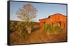 Red Barn in Texas Hill Country, USA-Larry Ditto-Framed Stretched Canvas