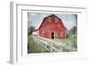 Red Barn Look Out-Milli Villa-Framed Art Print