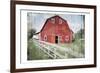 Red Barn Look Out-Milli Villa-Framed Art Print