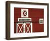 Red Barn, North Battleford, Saskatchewan, Canada-Walter Bibikow-Framed Photographic Print