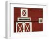 Red Barn, North Battleford, Saskatchewan, Canada-Walter Bibikow-Framed Photographic Print