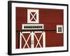 Red Barn, North Battleford, Saskatchewan, Canada-Walter Bibikow-Framed Photographic Print