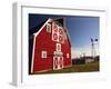 Red Barn, North Battleford, Saskatchewan, Canada-Walter Bibikow-Framed Photographic Print