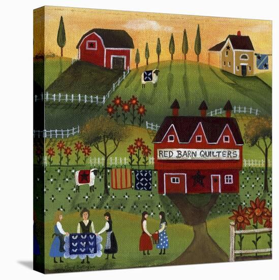 Red Barn Quilters-Cheryl Bartley-Stretched Canvas
