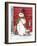 Red Barn Snowman with Friends-Melinda Hipsher-Framed Giclee Print