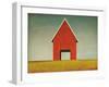 Red Barn Summer-Ryan Fowler-Framed Art Print