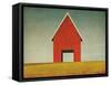 Red Barn Summer-Ryan Fowler-Framed Stretched Canvas