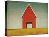 Red Barn Summer-Ryan Fowler-Stretched Canvas