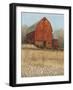 Red Barn View I-Tim O'toole-Framed Art Print