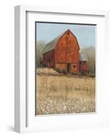 Red Barn View I-Tim O'toole-Framed Art Print