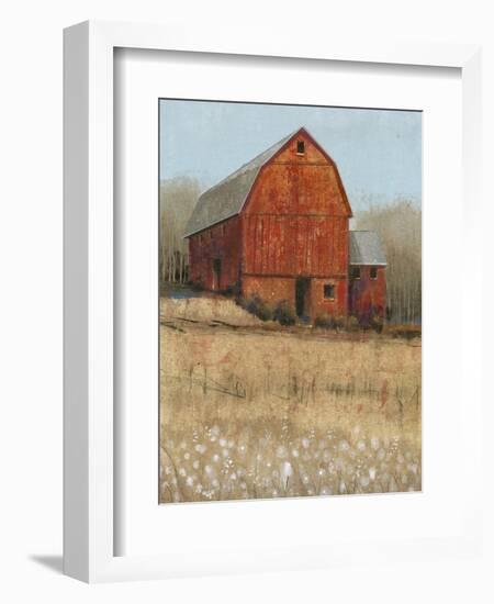 Red Barn View I-Tim O'toole-Framed Art Print