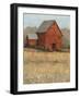 Red Barn View II-Tim O'toole-Framed Art Print