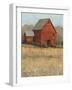 Red Barn View II-Tim O'toole-Framed Art Print