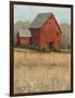 Red Barn View II-Tim O'toole-Framed Art Print