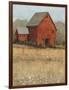 Red Barn View II-Tim O'toole-Framed Art Print