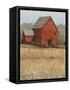 Red Barn View II-Tim O'toole-Framed Stretched Canvas