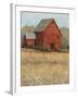 Red Barn View II-Tim O'toole-Framed Art Print