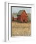 Red Barn View II-Tim O'toole-Framed Art Print