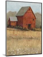 Red Barn View II-Tim O'toole-Mounted Art Print