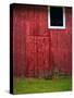 Red Barn Wall-Steve Gadomski-Stretched Canvas