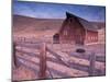 Red Barn, Wallowa County, Oregon, USA-Brent Bergherm-Mounted Photographic Print