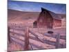 Red Barn, Wallowa County, Oregon, USA-Brent Bergherm-Mounted Photographic Print