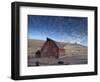 Red Barn, Wallowa County, Oregon, USA-Brent Bergherm-Framed Photographic Print