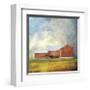 Red Barn-Dawne Polis-Framed Giclee Print