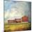 Red Barn-Dawne Polis-Mounted Art Print