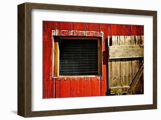Red Barn-Doug Nelson-Framed Art Print