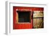 Red Barn-Doug Nelson-Framed Art Print