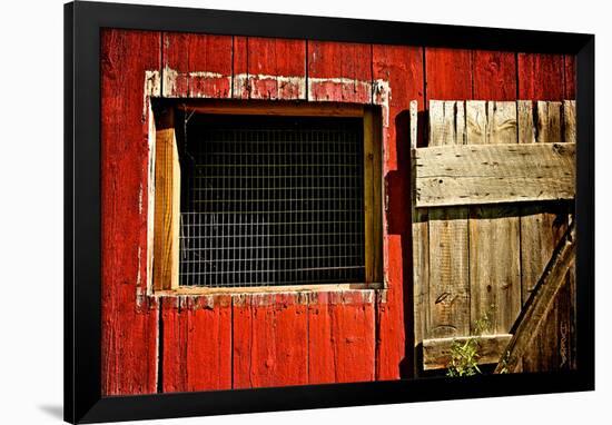 Red Barn-Doug Nelson-Framed Art Print