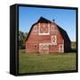 Red Barn-Ron Chapple-Framed Stretched Canvas