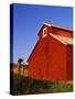 Red Barn-Stuart Westmorland-Stretched Canvas