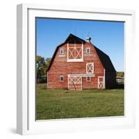 Red Barn-Ron Chapple-Framed Photographic Print