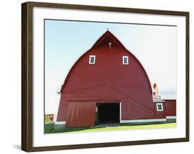 Red Barn-Marnie Burkhart-Framed Photographic Print