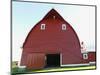 Red Barn-Marnie Burkhart-Mounted Photographic Print