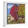 Red Barn-Blenda Tyvoll-Framed Premium Giclee Print