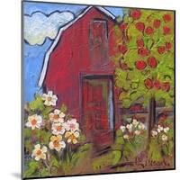 Red Barn-Blenda Tyvoll-Mounted Art Print