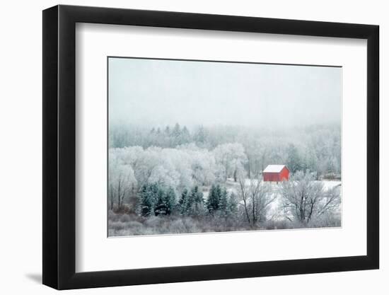 Red Barn-Brooke T. Ryan-Framed Photographic Print