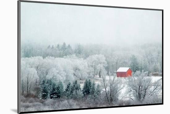 Red Barn-Brooke T. Ryan-Mounted Photographic Print